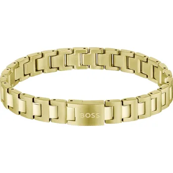 Náramek Pozlacený náramek pro muže Candor 1580753 Hugo Boss