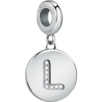 Přívěsek Ocelový přívěsek písmeno "L" Drops SCZ1163 Morellato