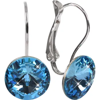 Náušnice Elegantní náušnice Rivoli Aquamarine Levien