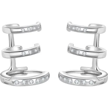 Náušnice Módní stříbrné náušnice se zirkony AGUC3378 Agato