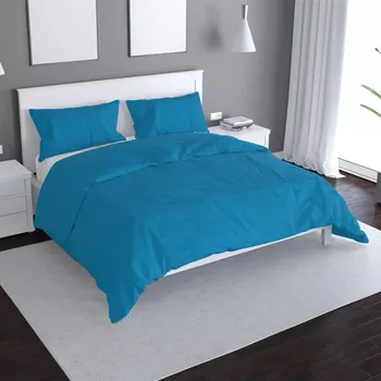 Povlečení Sablio Povlečení Safírově modrá - 140x200 / 90x70