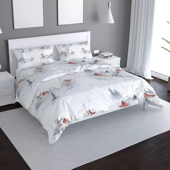 Povlečení Sablio Povlečení Zimní pohoda - 140x220 / 90x70