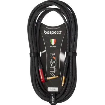 Bespeco Alpha Instrument Cable Silent Neutrik Angled 6 m + prodloužená záruka 3 roky