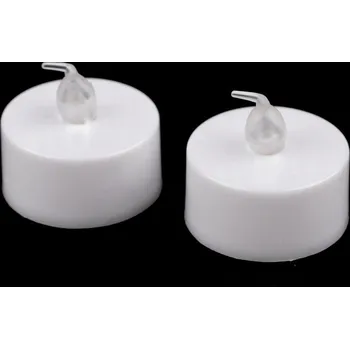 Svíčka LED čajová svíčka na baterky Ø36 mm Varianta: 1 bílá teplá, Balení: 2 ks