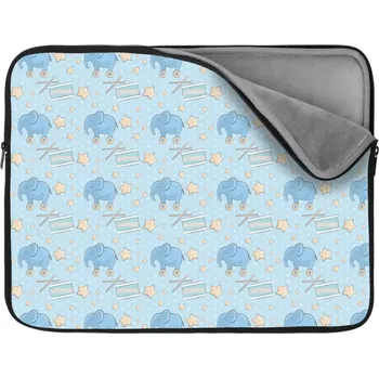 pouzdro na notebook Sablio Obal na notebook Bubny a sloni - 17"