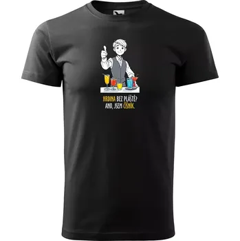 Pánské tričko Sablio Tričko s potiskem Ano, jsem číšník - černé XL