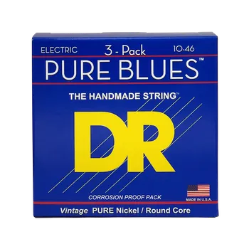 Struna pro kytaru a smyčcový nástroj DR Strings Pure Blues PHR-10-3PK