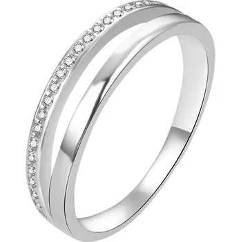 Prsten Jemný stříbrný prsten se zirkony AGT-R03W Agato / Obvod: 60 mm - 60 mm