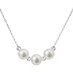 Stříbrný náhrdelník s pravými perlami Pavona 22017.1 Evolution Group