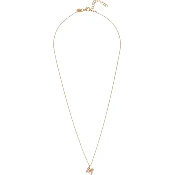 Náhrdelník Pozlacený náhrdelník se Swarovski perličkami "M" AL4258.01.913 Alisia