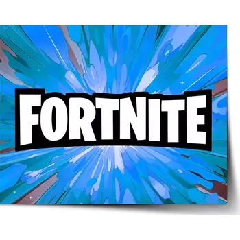 Plakát Sablio Plakát FORTNITE modrá - 120x80 cm