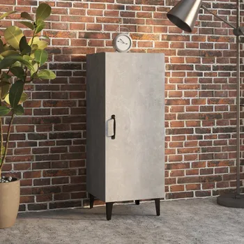 Příborník do zásuvky Nábytek XL Příborník betonově šedý 34,5 x 34 x 90 cm kompozitní dřevo 812334