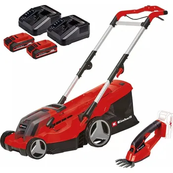 Sekačka EINHELL Sada aku sekačky na trávu a nůžek CE-CM 36/37 Li Set, 2x3.0Ah