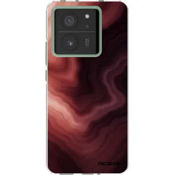 Pouzdro na mobilní telefon Picasee silikonový průhledný obal pro Xiaomi 13T Pro - Rouge