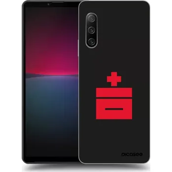 Pouzdro na mobilní telefon Picasee silikonový černý obal pro Sony Xperia 10 IV 5G - Le Plastenciaga