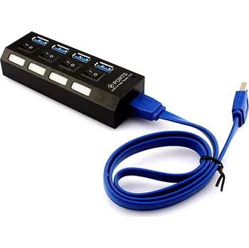 USB hub SKUTEČNÝ USB 3.0 HUB ROZBOČOVAČ na 4 porty 5 Gb/s