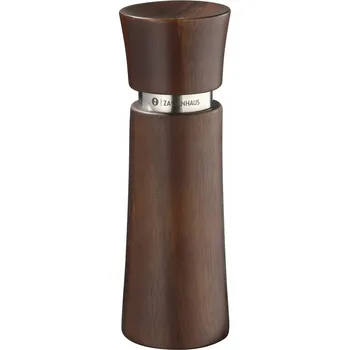 Kuchyňský mlýnek Ruční mlýnek Zassenhaus Wiesbaden akácie hnědý 17 x 5,5 cm na sůl