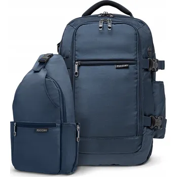 Multifunkční Batoh do letadla , tmavě modrá, 40 x 25 x 20 cm, Puccini