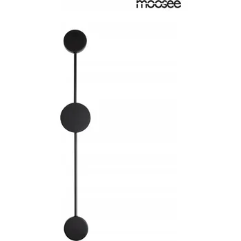 Nástěnné svítidlo Nástěnné svítidlo Moosee černé, integrovaný LED zdroj 9 W