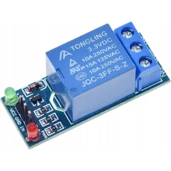 Relé Relé Modul 1 relé 3.3V 10A Arduino Lo