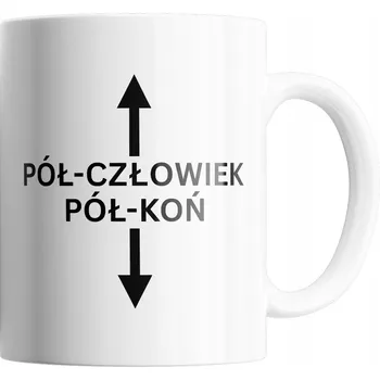 Vrták HRNEK HRNKY HRNEČKY VTIPNÝ PŮL ČLOVĚK PŮL KŮŇ DÁREK + DÁREK TEXT