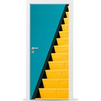 Fototapeta Fólie/Nálepka na VNĚJŠÍ dveře NÁBYTKOVÁ samolepicí SNADNÁ APLIKACE