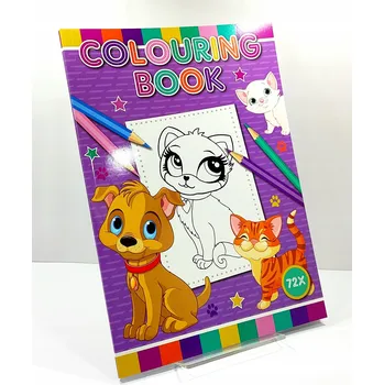 omalovánky OMAĽOVÁNKA. OMALOVÁNKA 72x - DOMÁCÍ ZVÍŘATA (VZOR 2)