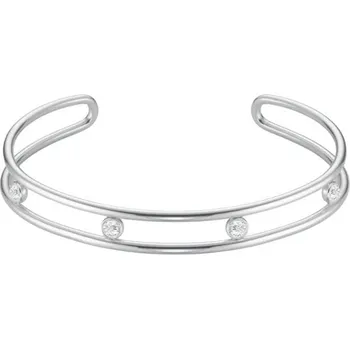 Náramek Otevřený pevný náramek s třpytivými krystaly JB4CS-J1175 Rosefield