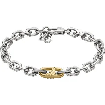 Náramek Pánský bicolor náramek z oceli EGS3148040 Emporio Armani