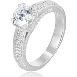 Stříbrný prsten se zirkony AGG342 Beneto / Obvod: 52 mm - 52 mm