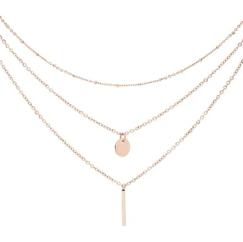 Náhrdelník Trojitý bronzový náhrdelník Troli