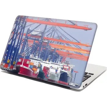 samolepka Sablio Samolepka na notebook Lodě v přístavu - 29x20 cm