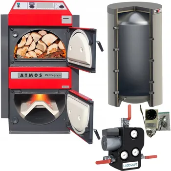 Kotel Atmos DC 18 S s otvorem pro hořák na pelety 20 kW