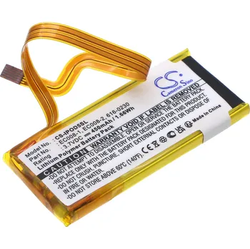 Baterie pro mobilní telefon Baterie Cameron Sino CS-IPOD5SL pro Apple iPod Classic 6th GEN MB147J/A 80GB - neoriginální