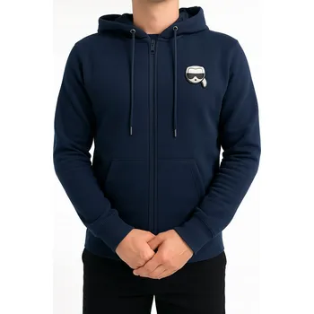 Pánská mikina B7248 PÁNSKÁ MIKINA S KAPUCÍ KARL LAGERFELD M