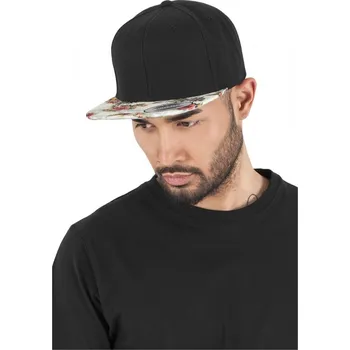 Kšiltovka Unisex kšiltovka Urban Classics Floral Snapback - potisk na kšiltu