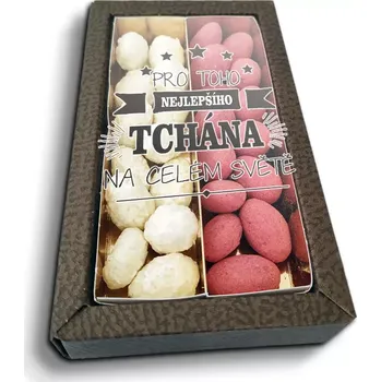 Čokoláda Sablio Mandle Pro toho nejlepšího tchána na celém světě - 2x 80g