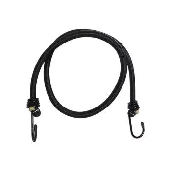 Upínací popruh gumicuk "pavouk" délka/průměr popruhu 900/10 mm s zakončeními pomocí drátových háků, OXFORD (černý, homologace TUV/GS)