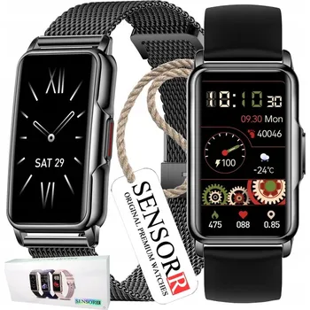 Hodinky Sensorr pánské hodinky Chytré Hodinky s náramkem SH802023 černé