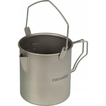 FIRE-MAPLE Hrnec Titanium ŠEDÁ