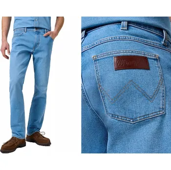 Pánské džíny Wrangler Greensboro pánské džíny rovného střihu velikost 34/30