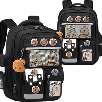 Školní batoh Batoh velký KAPYBARA dětský školní batoh pro děti do školy A4