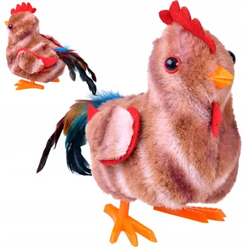 INTERAKTIVNÍ KOHOUT ZÁBAVNÁ HRAČKA PRO DĚTI ZVUKOVÉ A POHYBOVÉ EFEKTY