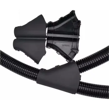 Síťový kabel Rozbočení s redukcí pro chráničku - husí krk - 18,5x18,5x10mm