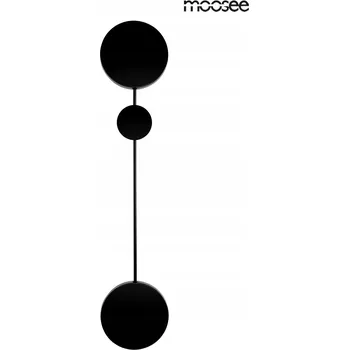 Nástěnné svítidlo Nástěnné svítidlo Moosee černé, integrovaný LED zdroj 24 W