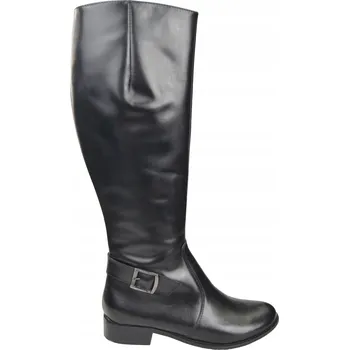 Dámské kozačky Elitabut Dámské kozačky po kolena, plochý podpatek, velikost 44