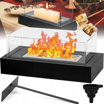 Biokrb VOLNĚ STOJÍCÍ BIO KRB DO DOMU BEZ KOUŘE BIO KRB NA BIOETANOL 35*18*6 CM