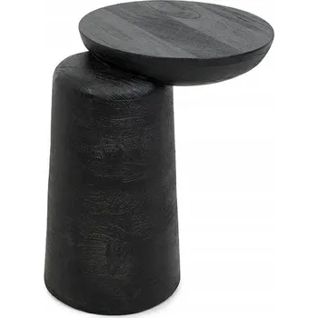 Konferenční stolek Stolek King Home kulatý 41 x 35 x 46,5 cm černý
