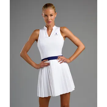 Dámské šaty NORDICDOTS Dámské šaty na tenis/padel elegance L BÍLÁ