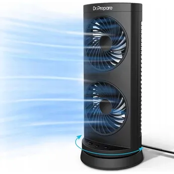 Domácí ventilátor Stolní ventilátor Dr. Prepare, černý
